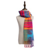 Casual Autumn Winter Deer Colorful Ladies Warm Tassel Scarf