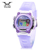 VILAM 0640 Digital Sports Watch LED Light Date Day Chronograph Display 5ATM Wristwatch