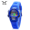 VILAM 0640 Digital Sports Watch LED Light Date Day Chronograph Display 5ATM Wristwatch
