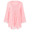 Lace Patchwork Peasant Top