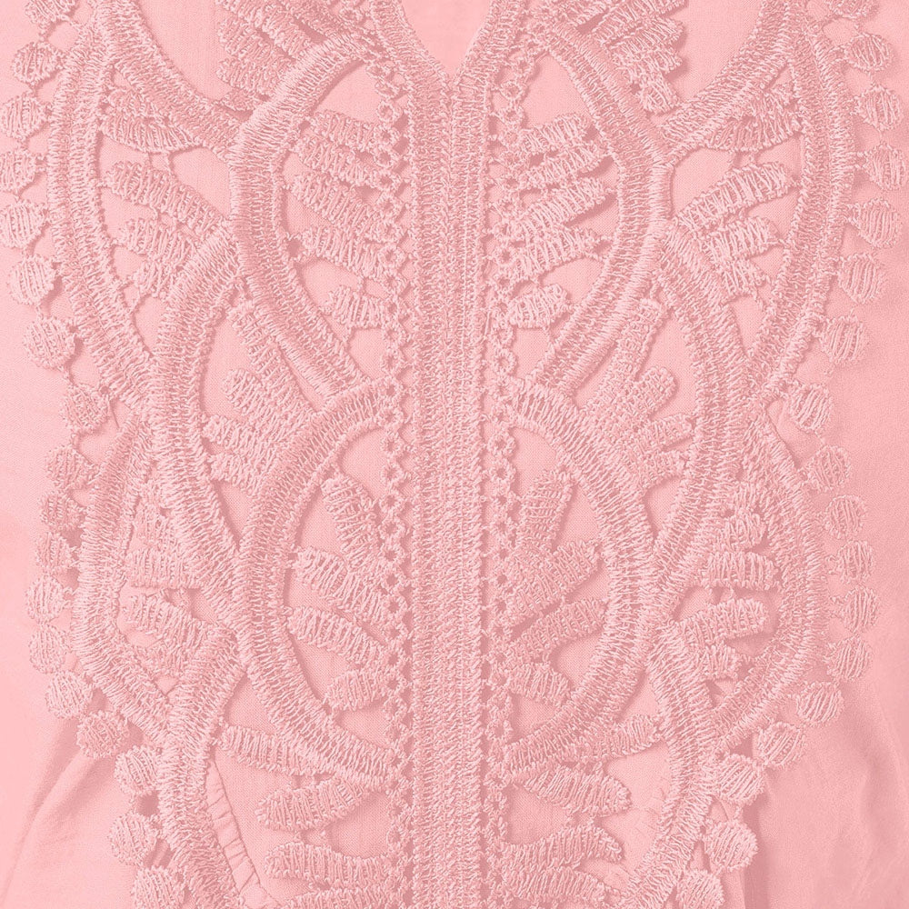 Lace Patchwork Peasant Top