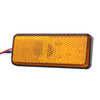 Motorcycle LED Turn Signal Light Rear Tail Stop Taillight Rectangle Brake Lamp