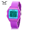 VILAM 11025 Digital Sports Watch LED Light Date Day Chronograph Display 5ATM Wristwatch