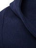 Hooded Double Breasted Back Slit Wool Coat