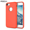ROCK Ultra Slim Soft Touch Flexible Silicone Solid Color Protective Back Cover for iPhone 7