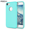 ROCK Ultra Slim Soft Touch Flexible Silicone Solid Color Protective Back Cover for iPhone 7