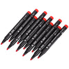 STA Multifunction Small Permanent Pen Highlighter with 4 Colors for Mark Painting Drawing