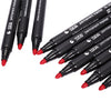 STA Multifunction Small Permanent Pen Highlighter with 4 Colors for Mark Painting Drawing