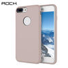ROCK Ultra Slim Soft Touch Flexible Silicone Solid Color Protective Back Cover for iPhone 7 Plus