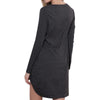 Stylish V-neck Long Sleeve Asymmetrical Women T-shirt