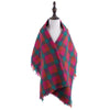 Casual Colorful Grid Design Ladies Warm Scarf