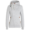 Fashionable Chic Long Sleeve Pure Color Hoodie for Women