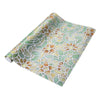 Removable Window Bathroom Showcase Film Cover Wallpaper Decoration - Retro Flower Pattern