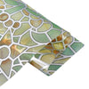 Removable Window Bathroom Showcase Film Cover Wallpaper Decoration - Retro Flower Pattern