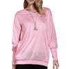 Stylish Plunging Neck Long Sleeve Solid Color Pocket Design Women Dress