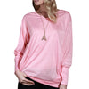 Stylish Plunging Neck Long Sleeve Solid Color Pocket Design Women Dress