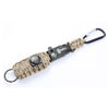Outdoor Multifunctional Paracord Compass Bracelet Set with Whistle Thermometer Fishing Tool