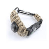 Outdoor Multifunctional Paracord Compass Bracelet Set with Whistle Thermometer Fishing Tool