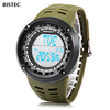 BISTEC 006 Male Digital Watch LED Display Alarm Stopwatch 3ATM Men Sport Wristwatch