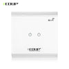 EDUP EP - 3713 Wireless WiFi Remote Enabled Light Control Power Switch 2 Gangs Switcher with Touch Panel Screen