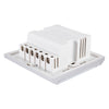 EDUP EP - 3713 Wireless WiFi Remote Enabled Light Control Power Switch 2 Gangs Switcher with Touch Panel Screen