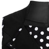 Polka Dot Sleeveless Knee Length Dress