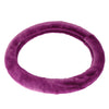 Winter Casual Solid Color Car Steering Wheel Cover