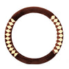 Winter Rhombus Design Warm Car Steering Wheel Cover