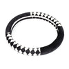 Winter Rhombus Design Warm Car Steering Wheel Cover