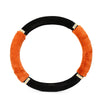 Stylish Rhinestone-studded Candy Color Ladies Car Steering Wheel Cover