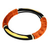 Stylish Rhinestone-studded Candy Color Ladies Car Steering Wheel Cover