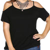 Dew Shoulder Plus Size T-Shirt