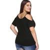 Dew Shoulder Plus Size T-Shirt