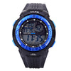 VILAM 09010 Digital Sports Watch LED Light Date Day Chronograph Display 5ATM Wristwatch