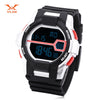 VILAM 11033D Digital Sports Watch LED Light Date Day Chronograph Display 5ATM Wristwatch