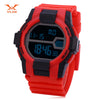 VILAM 11033D Digital Sports Watch LED Light Date Day Chronograph Display 5ATM Wristwatch