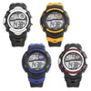 VILAM 09017 Digital Sports Watch LED Light Date Day Chronograph Display 5ATM Wristwatch