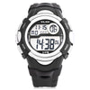 VILAM 09017 Digital Sports Watch LED Light Date Day Chronograph Display 5ATM Wristwatch