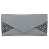 Guapabien Chic Color Block Spliced Pattern Button Type Women Wallet with Mini Bag