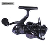 FISHDROPS Hollow-out Spinning Reel Fishing Tackle Lure with Exchangeable Handle