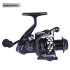 FISHDROPS Hollow-out Spinning Reel Fishing Tackle Lure with Exchangeable Handle