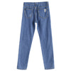 Women Fresh Distressed Ripped Loose-fitted Pencil Jeans