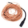 HQYG - 06 30CM 100 LEDs Copper String Light with Remote Controller