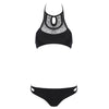 Sexy Women Separated Scalloped Bikini Set Bathing Suit Swimwear