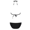 Sexy Women Separated Scalloped Bikini Set Bathing Suit Swimwear