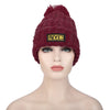 Stylish Lace Venonat Letter Print Ladies Knitted Hat