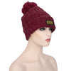 Stylish Lace Venonat Letter Print Ladies Knitted Hat