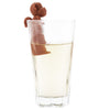 Cute Novelty Silicone Monkey Shape Mesh Tea Infuser Reusable Strainer Filter