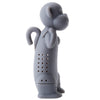 Cute Novelty Silicone Monkey Shape Mesh Tea Infuser Reusable Strainer Filter