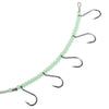 Octopus-shaped Luminous Fishing Bait Lure with 5 Barbed Hooks / Beads / Steel Wire